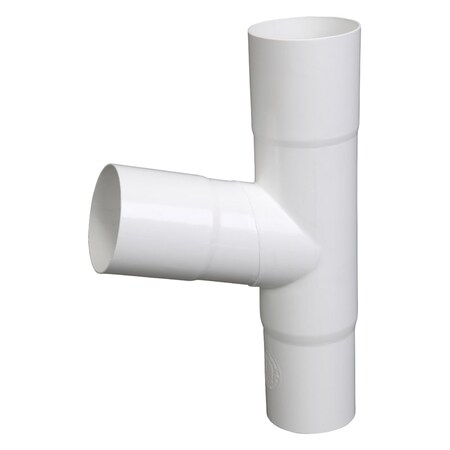 Plastmo Plastmo 8 in. W X 12 in. L White Vinyl Round Downspout Adapter P18021